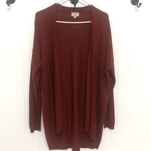 LinenBlend MONSOON London LONG Open Front Cardigan